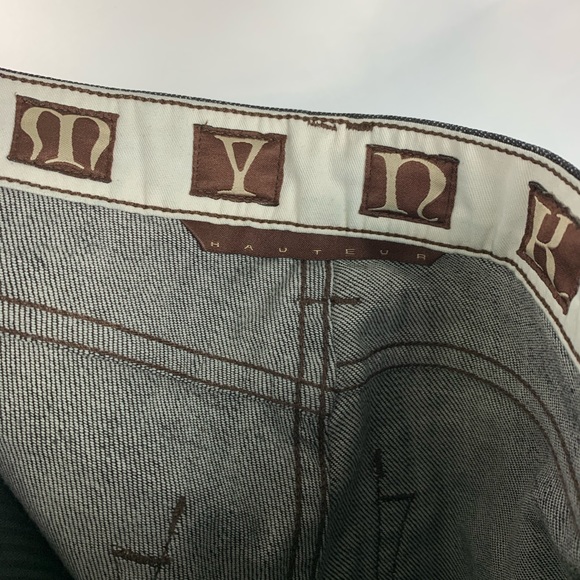 Saks 5th - MYNK hauteur black denim jean capris - Picture 4 of 7